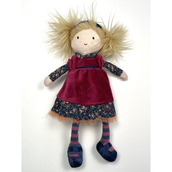 JELLYCAT 12" Sleeping Beauty Fairytale Folk Plush Stuffed Rag DOLL Princess EUC - Picture 1 of 7